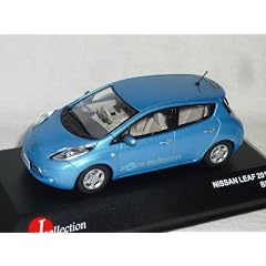 NISSAN LEAF BLAU AB 2010 1/43 J-COLLECTION MODELL AUTO MODELLAUTO