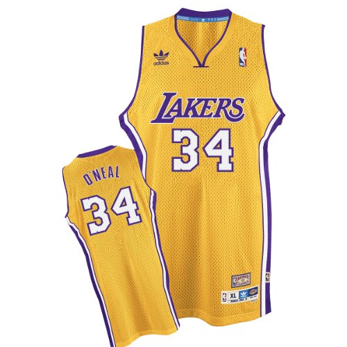 Adidas Los Angeles Lakers Shaquille O'neal Youth (Sizes 8-20) Soul Swingman Home Jersey Large