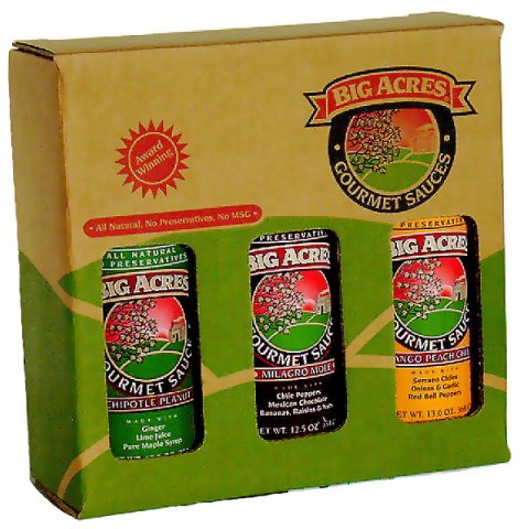 Big Acres' Chile Fanatic's Gourmet Giftpack,set of 3 by Appetizers