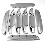 8 pcs Complete Set Automotive Chrome Door Handle Cover Trim Kit without Passenger... by Astra Security