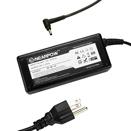 Nearpow Acer Chromebook 11 CB3-111-C670, C720 C720P, CB3-111-C4HT AC Power Adapter Charger 19V 3.42A 65W, (NOT FOR C710)