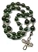 Anglican Prayer Beads, Rosary - Emerald w/Gold-filled Spacers