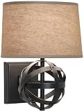 Robert Abbey Lucy Bronze Finish Plug-In Wall Sconce
