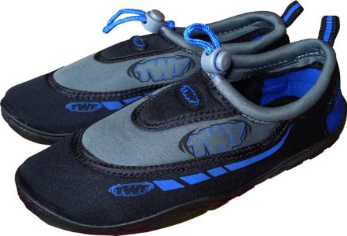 TWF Graphic Aqua Shoes BLUE UK 6
