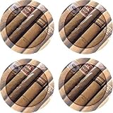 Set of Four Smokin' Layout Occasions Drink Coasters - Style VAS1 by Gift Warehouse