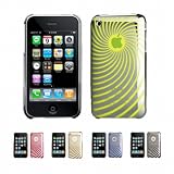 NEON GREEN TWIST Apple iPhone 3G 3Gs 8GB 16GB 32GB Premium Metallic Coat Ultra Slim Fit Crystal Back Case Cover + Free Screen Protector (Many Colors Available)