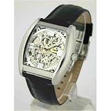 Auguste Galan MECCANIX ESTS Mens Mechanical Skeleton Watch with Black Strap. Model: AG-0726