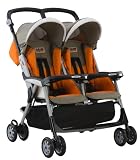 Peg Perego Aria Twin Light Weight One Hand Fold Stroller in Soleo