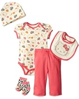 Hello Kitty Baby-Girls Newborn 5 Piece Bows Set