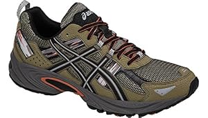 ASICS Men's Gel-Venture 5 Trail Runner, Dusky Green/Black/Cinnamon, 10.5 M US