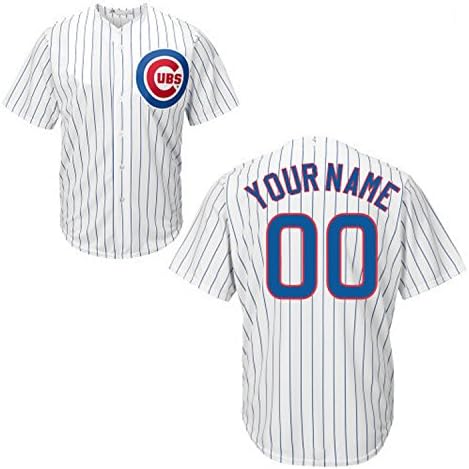 Generic Custom Chicago Cubs Jersey Home Men White Size S-3XL