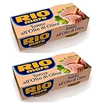Rio Mare: Set of 4 Cans of Tuna Fish in Olive Oil, Yellowfin Tuna Quality * Pack of 4, 240g (8.46oz) Each * 960g (33.86oz) Total * [ Italian Import ]
