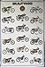 Bultaco motorcycle history POSTER 23.5 x 34 with 17 motorcycles Spanish Cemoto defunct maker (poster sent from USA in PVC pipe)