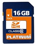 Platinum Secure Digital High Capacity (SDHC) Speicherkarte 16 GB