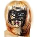 Venezianische Maske schwarz Spitze