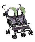 Delta LX Side by Side Tandem Umbrella Stroller - Lime Green