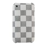CASETRONICS White & Black Check Hard Shell Case for Apple iPhone 3G / 3GS