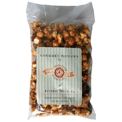 Popsalot Gourmet Popcorn, Pecan & Clandestine Caramel Corn, 6-Ounce Bags (Pack of 6) by Popsalot