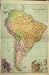 1912 MAP SOUTH AMERICA RIO DE JANEIRO BUENOS AIRES
