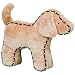 Tan Dog Squeaker by Douglas Cuddle Toy