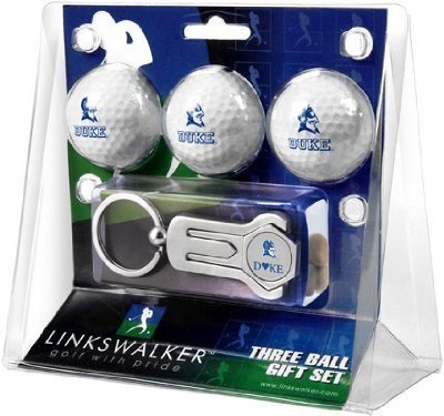 Duke Blue Devils 3 Golf Ball Gift Pack W/ Hat Clip - Ncaa College Athletics
