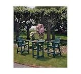 3 Piece Bar Table & Pub Set With 2 Stools
