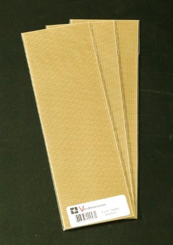 Pack of 3 Prototype Universal Perfboard 3"x10" (76x254mm) 3000hole Phenolic