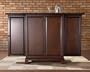 Crosley Furniture KF40001CMA Newport Expandable Bar Cabinet in Vintage Mahogany