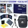 Olympus Stylus 1050SW 10.1MP Digital Camera (Blue) + 4GB Deluxe Accessory Kit