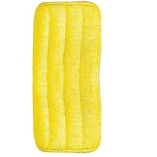 Carlisle 363322404 Yellow 24 Oz. Microfober Wet Mop Pad (Case of 12)
