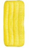 Carlisle 363322404 Yellow 24 Oz. Microfober Wet Mop Pad (Case of 12)