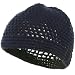 Hand Crocheted Beanie (01)-Navy