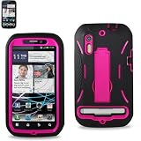 Motorola Photon 4G Electrify Hybrid Kickstand Case Pink