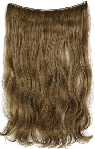 TOPPERTY 100g 22" Wavy Hair Extensions Synthetic Hair #27/613 Mix Colors