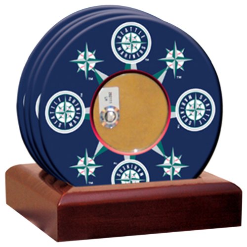 MLB Seattle Mariners Coasters With Certified Authentic Field Dirt