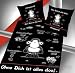 SHEEPWORLD: OHNE DICH IST ALLES DOOF - Bettwäsche mit Wendekissen, schwarz, 100% Mikrofaser (80x80xm/135x200cm)