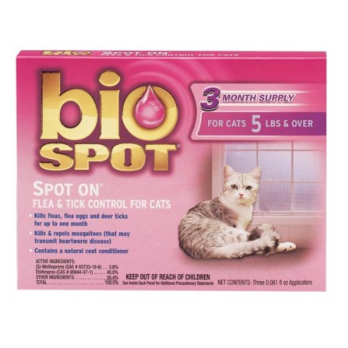Bio Spot Spot on for Cats over 5-Pound, 6 Month Supply