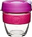 KeepCup BOPU08 Brew Glass Reusable Coffee Cup, 8 oz/Small