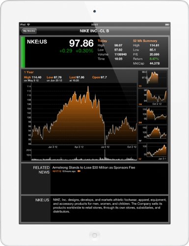 Apple iPad 64GB retina - 4 ème génération avec Wi-Fi Tablette Tactile 9.7 iOS 6 Blanc