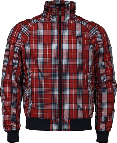K-SWISS Herren Jacke CHECKED JACKET, Tomato Red, XL K-SWISS Herren Jacke CHECKED JACKET, Tomato Red, XL