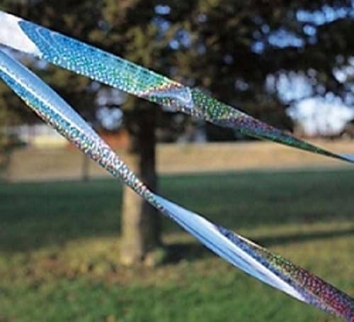 Bird Repellent - Silver Holographic Scare Away Deterrent - Longest Reflective Tape *328 Feet!*