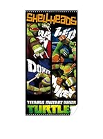 Tortugas Mutantes Toallas De Playa Shellheads (Verde)