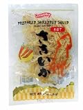 Shirakiku Prepared Shredded Squid 2 Oz. Package (Dried Squid HOT Flavor)