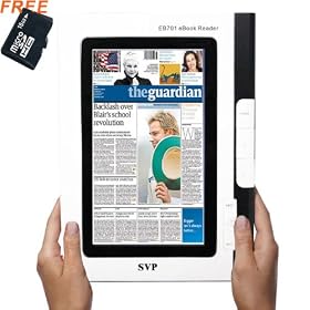 SVP's EB701 (with Micro16GB) 7" TFT LCD EBOOK READER