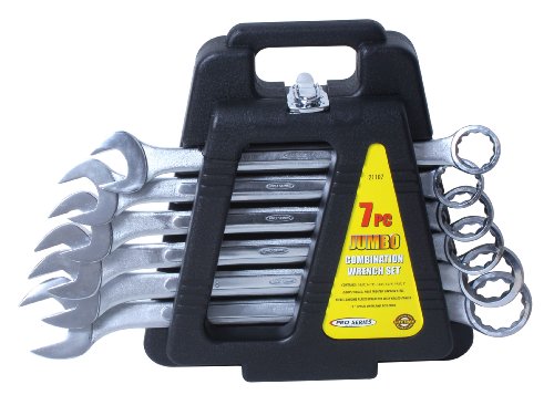 KR Tools 21107 Pro Series 7-Piece Jumbo Combination Wrench Set