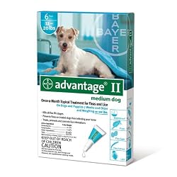 Advantage Topical Solution Flea Treatment for Dogs 11 to 20 Pounds, 6 Applications