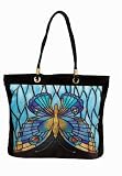 Tiffany Butterfly Handbag Polyester with Woven Cotton strap