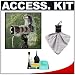 OP/TECH USA RainSleeve for Camera & Flash (2 Pack) + Accessory Kit for Canon Rebel XSi, XS, T1i, T2i, EOS 60D, 50D, 5D, 7D, Nikon D3000, D3100, D5000, D7000, D90, D300s, Olympus Evolt E-5, E-30, E-450, E-620 & Sony Alpha A290, A390, A500, A33, A55, A550 Digital SLR Camera