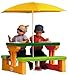 Picknicktisch, Kindersitzgarnitur, Kindersitzgruppe, Kinderbank
