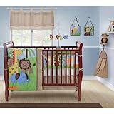 Zany Jungle 10 Piece Crib Bedding Set by Bananafish